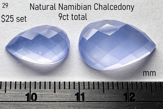 Chalcedony - Natural - Namibia - 9ct total