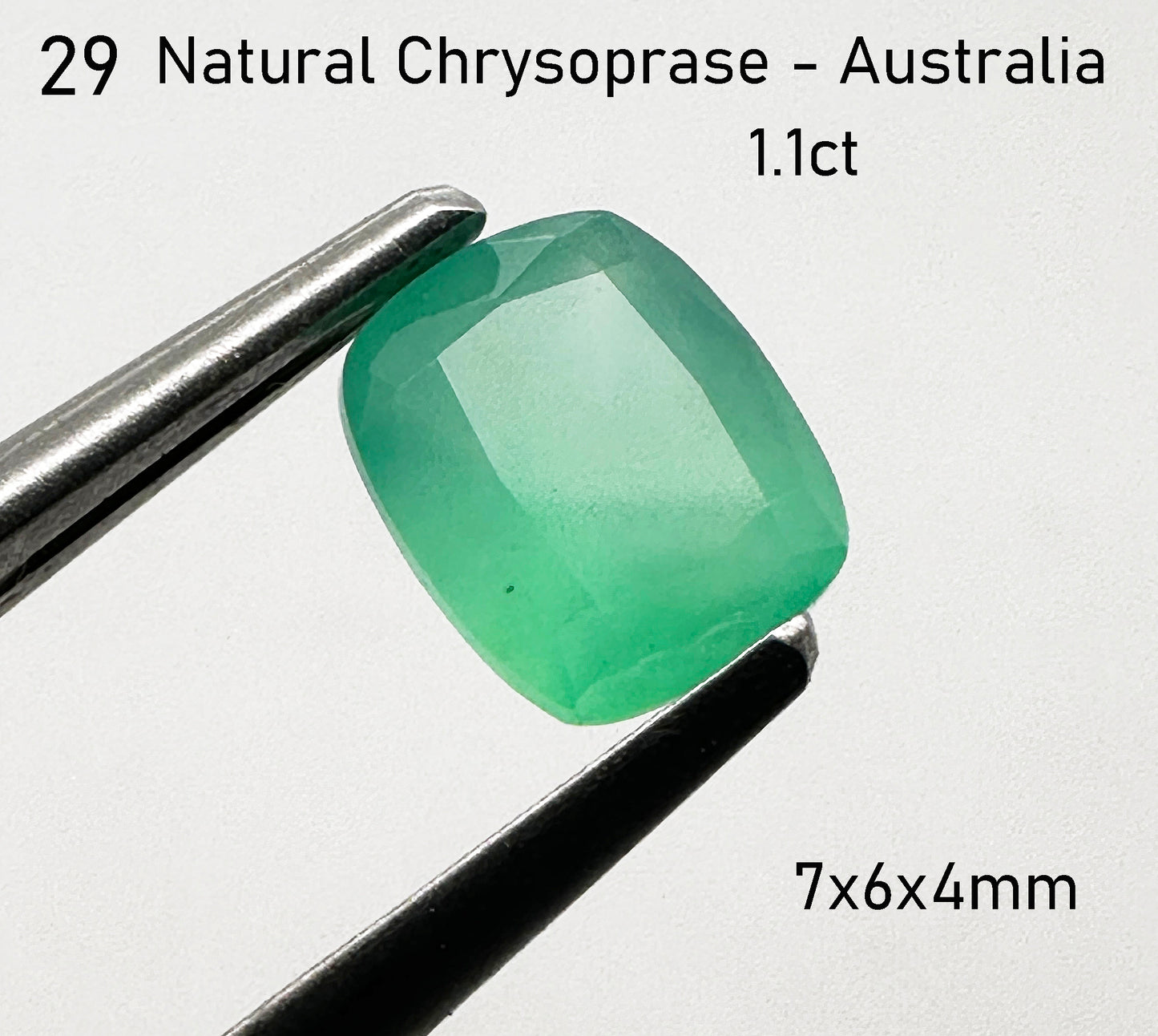 Chrysoprase - Natural - Australia - 1.1ct total
