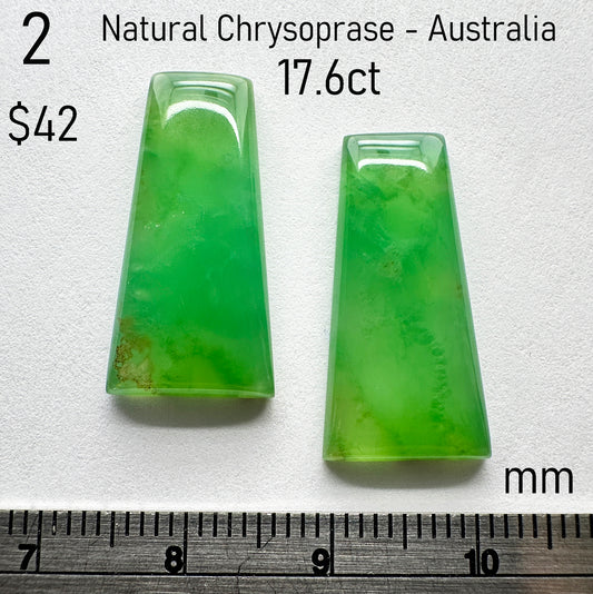Chrysoprase - Natural - Australia - 17.6ct