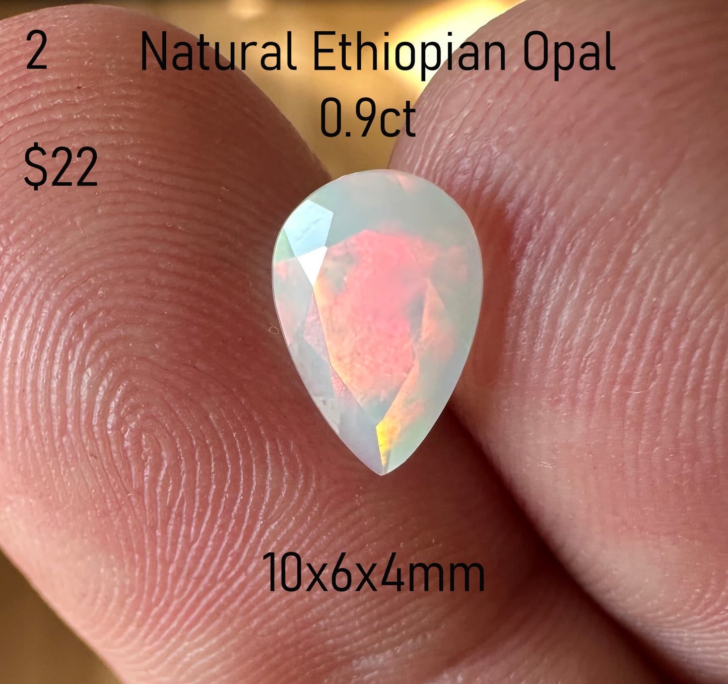 Opal - Natural - Ethiopian - 0.9ct
