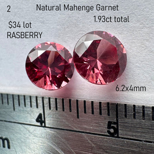 Garnet - Natural - Tanzania - 1.9ct total