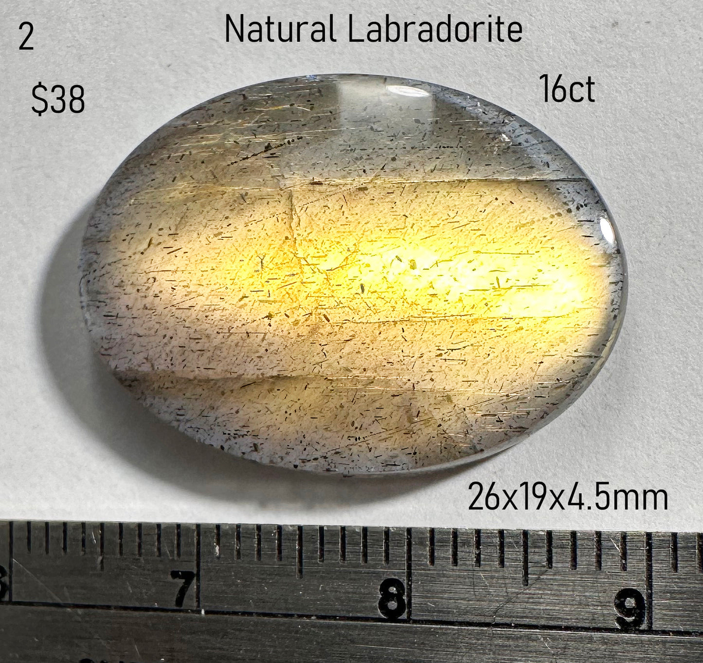 Labradorite - Natural - India - 16ct