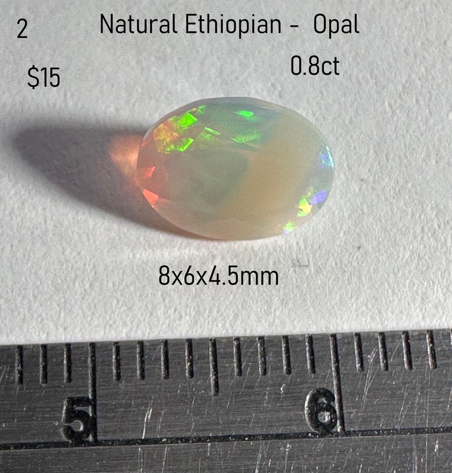 Opal - Natural - Ethiopia - 0.8ct