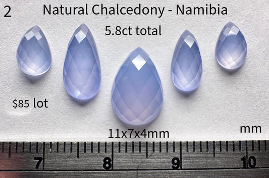 Chalcedony - Natural - Namibia - 5.8ct total