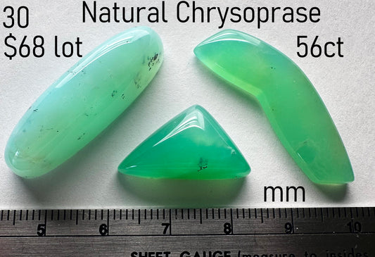 Chrysoprase - Natural - Australia - 56ct total
