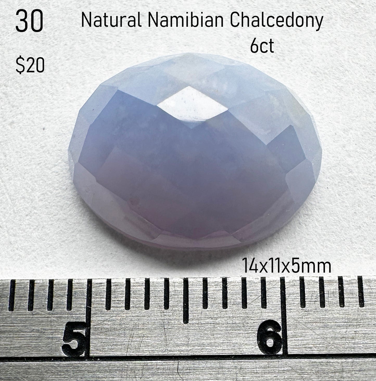 Chalcedony - Natural - Namibia - 6ct