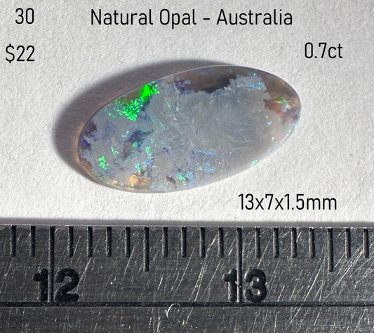 Opal - Natural - Lightning Ridge - Australia - 0.7ct