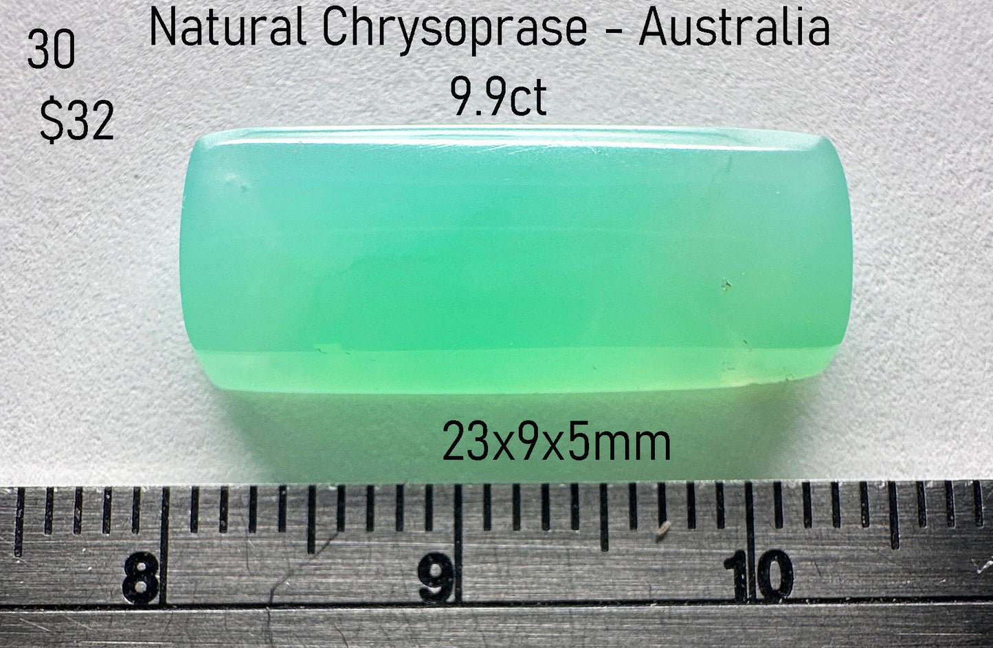 Chrysoprase - Natural - Australia - 9.9ct total