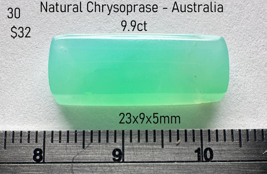 Chrysoprase - Natural - Australia - 9.9ct total