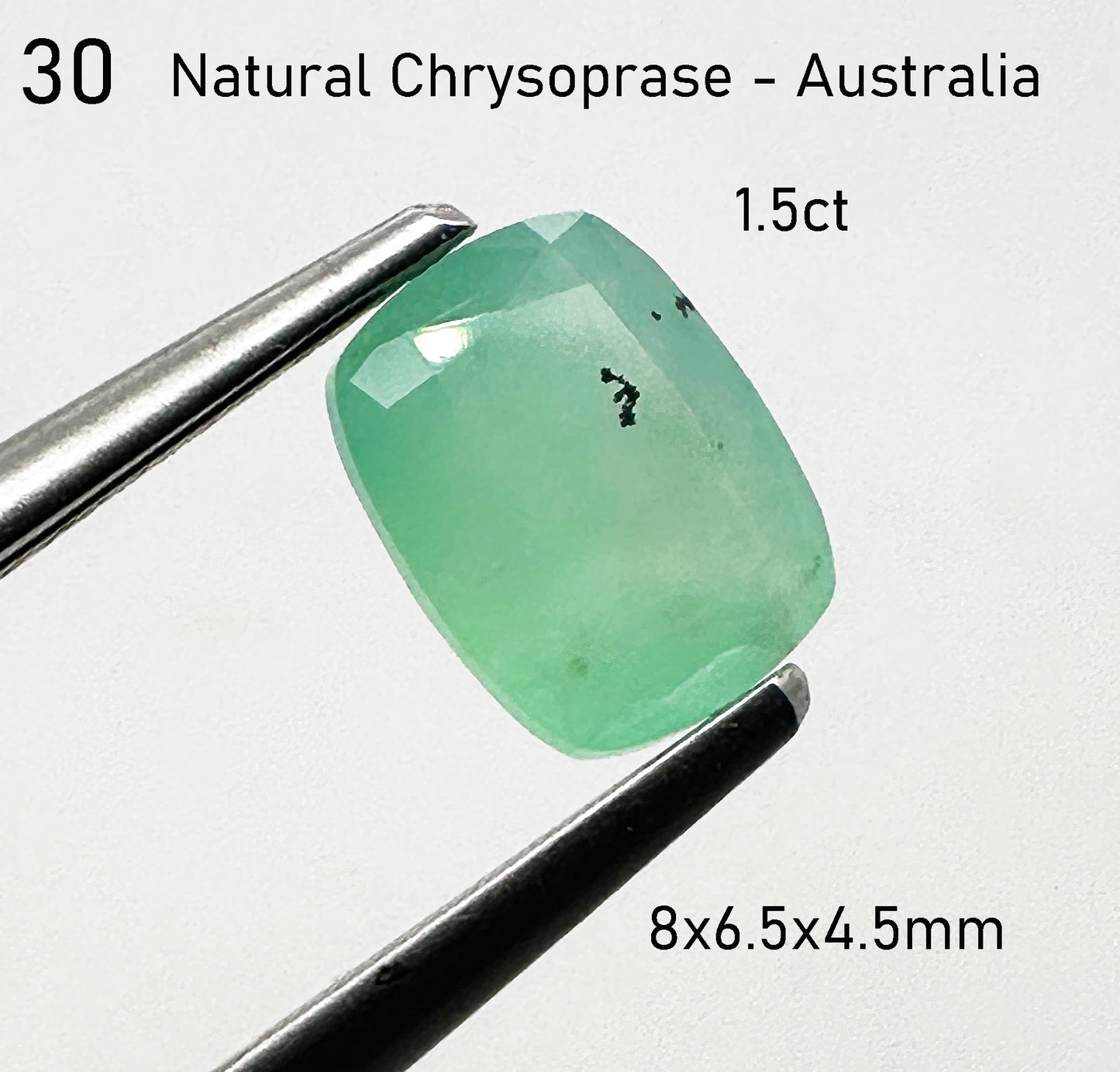 Chrysoprase - Natural - Australia - 1.5ct total