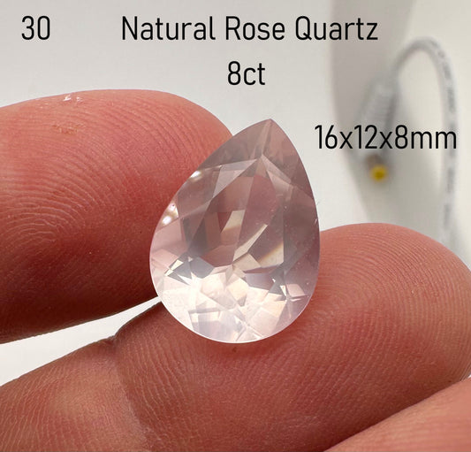 Rose Quartz - Natural - Bolivia - 8ct total