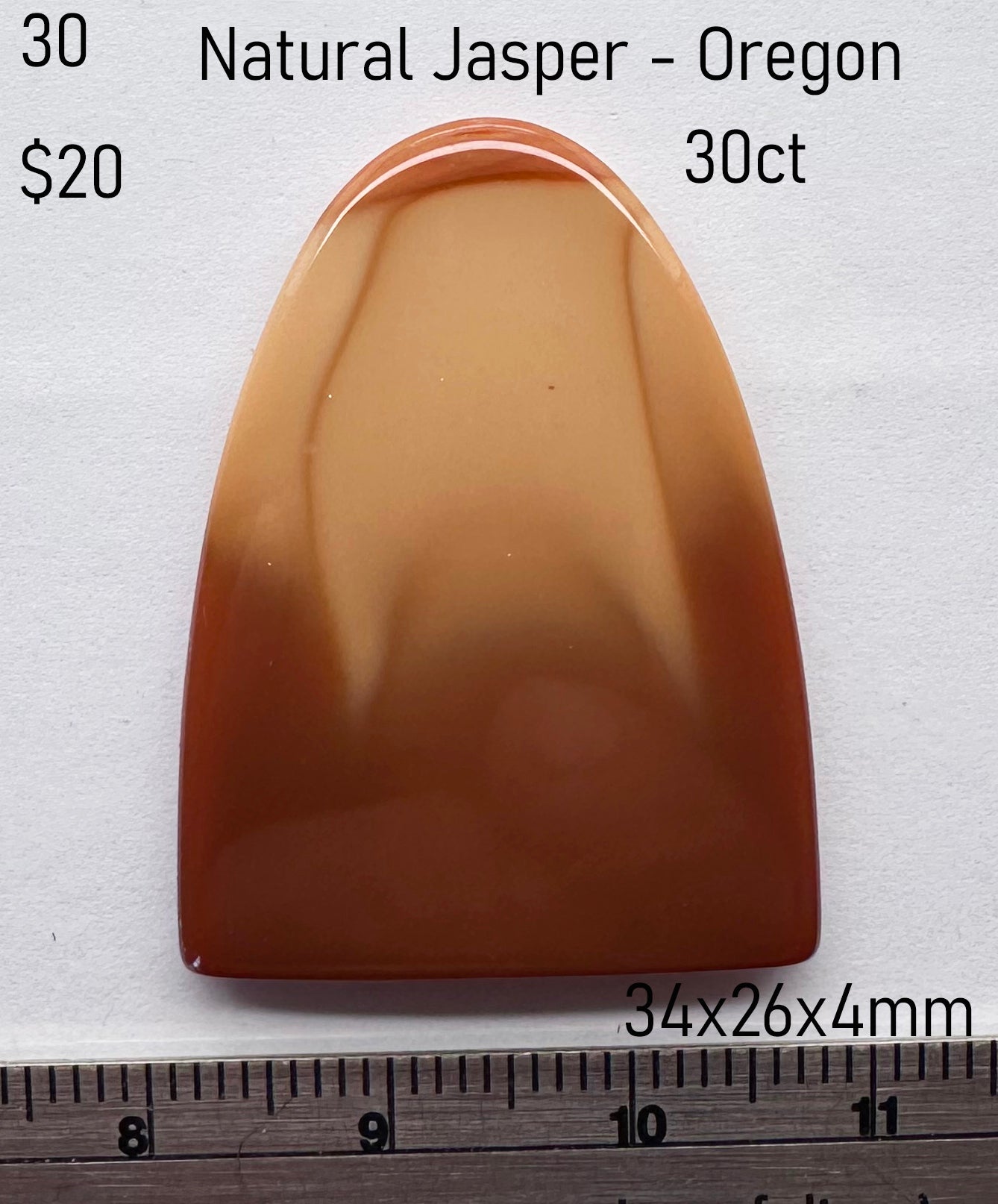 Jasper - Natural - Oregon - Biggs - 30ct