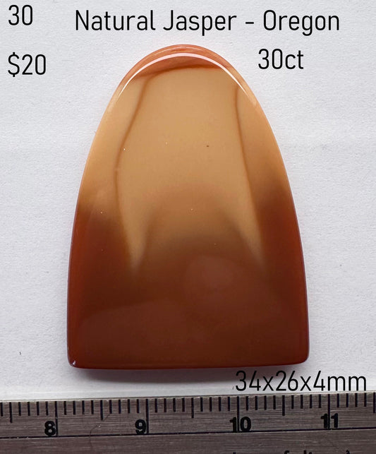 Jasper - Natural - Oregon - Biggs - 30ct