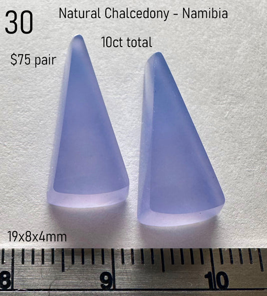 Chalcedony - Natural - Namibia - 10ct total