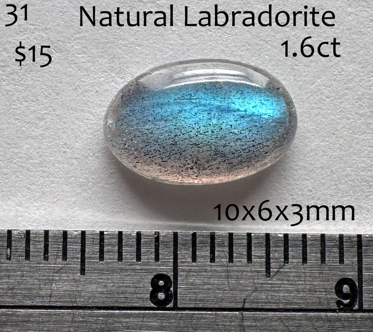 Labradorite - Natural - Mexico - 1.6ct