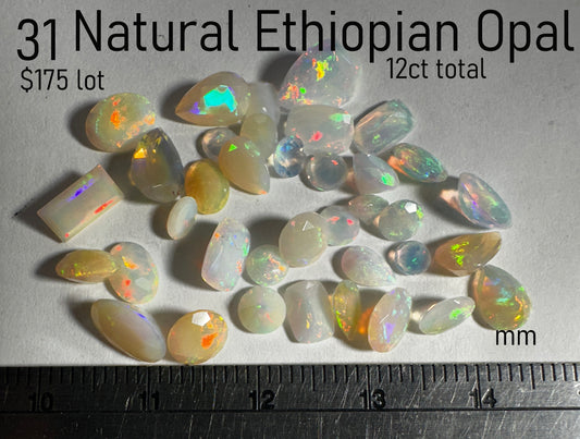 Opal - Natural - Ethiopia - 12ct total