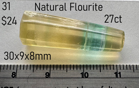 Fluorite - Natural - no idea - 27ct