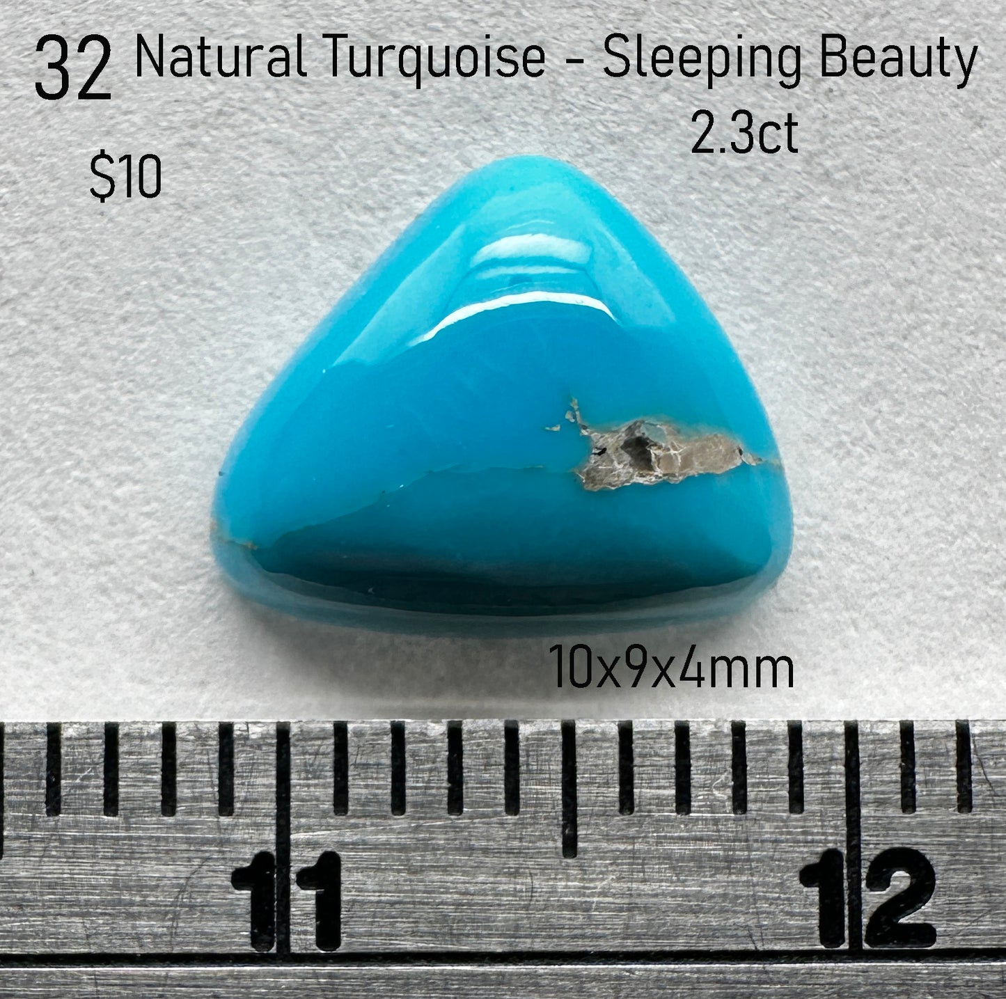 Turquoise - Natural - Arizona - 2.3ct