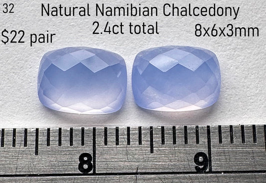 Chalcedony - Natural - Namibia - 2.4ct total
