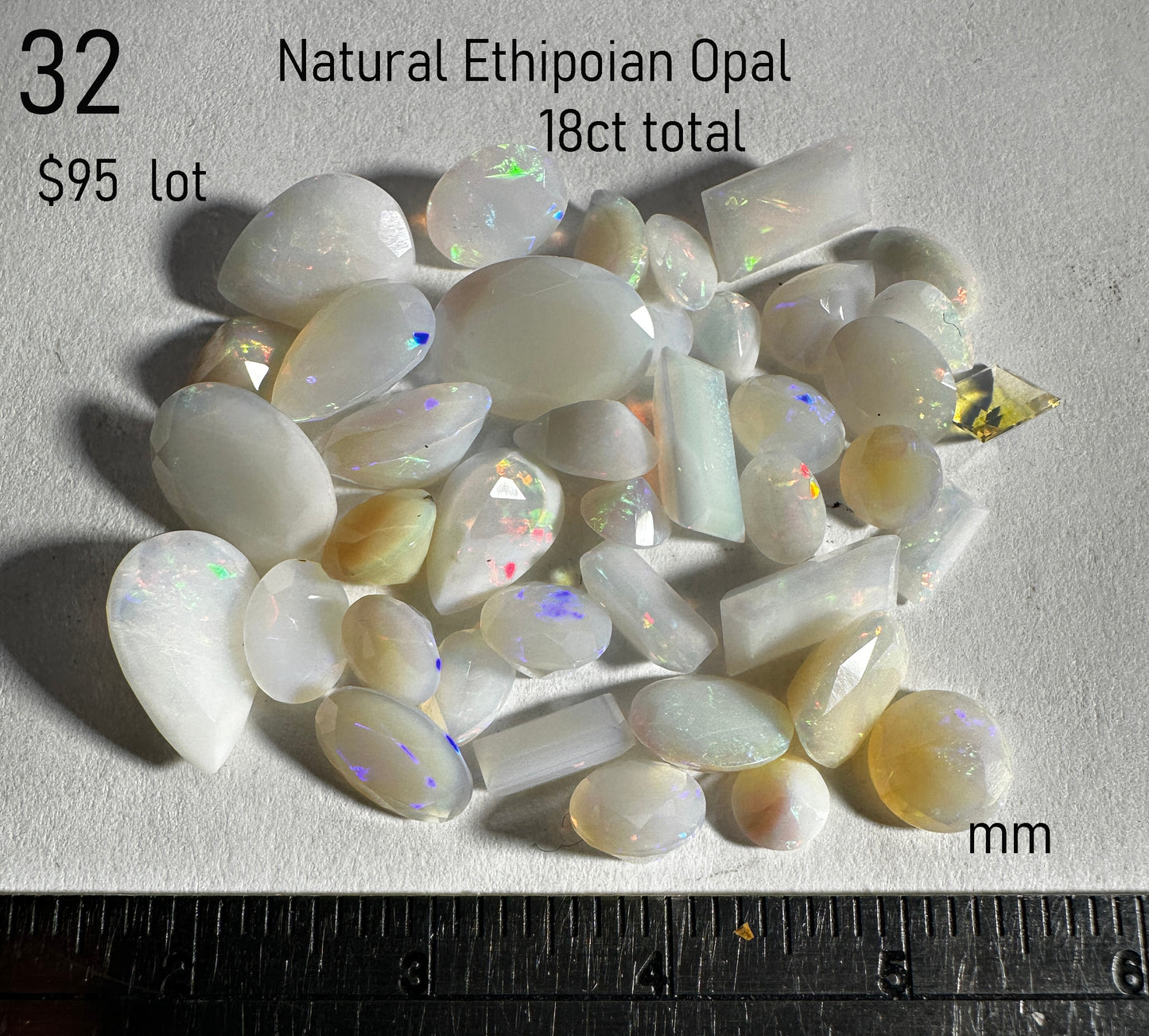 Opal - Natural - Ethiopia - 18ct total