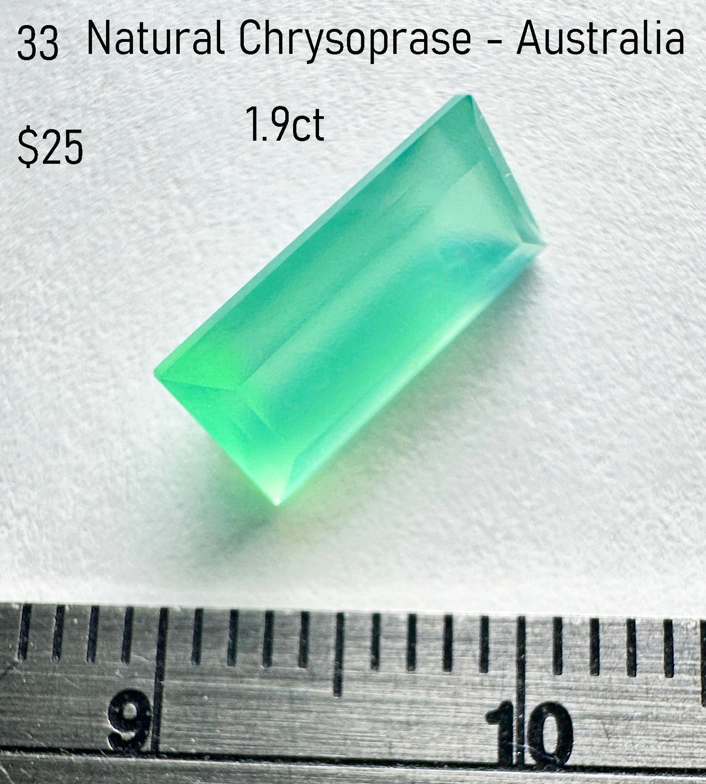 Chrysoprase - Natural - Australia - 1.9ct