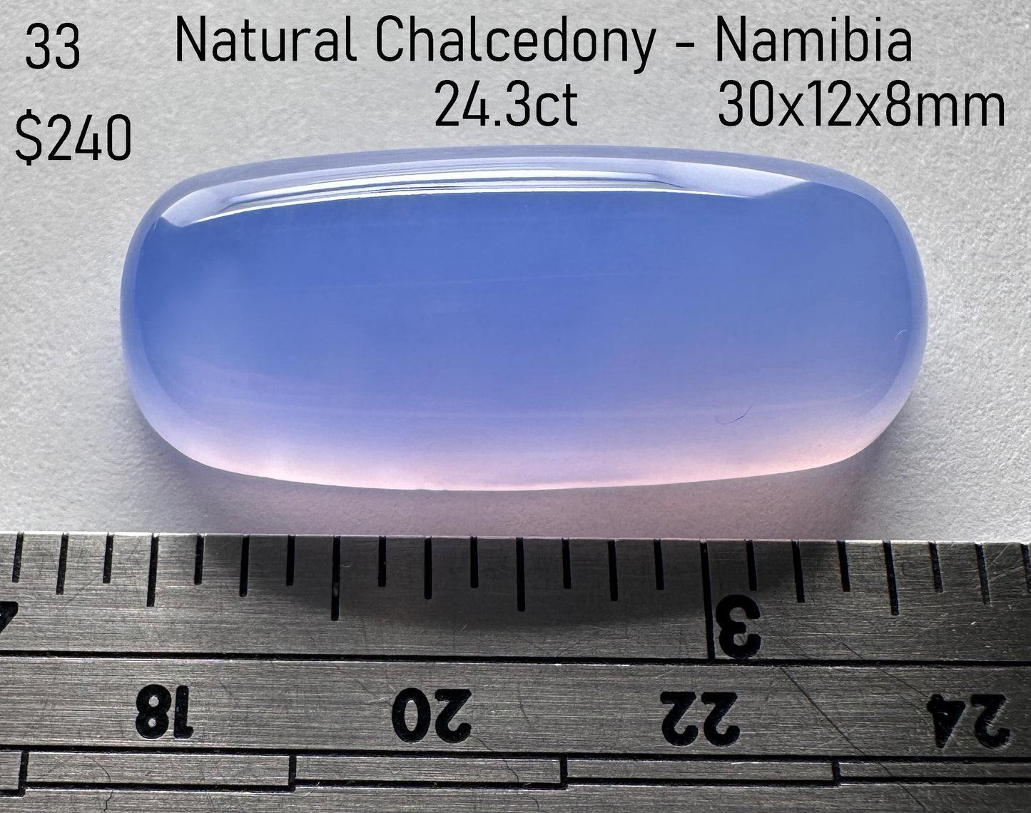 Chalcedony - Natural - Namibia - 24.3ct
