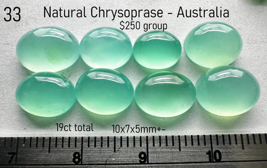 Chrysoprase - Natural - Australia - 19ct total