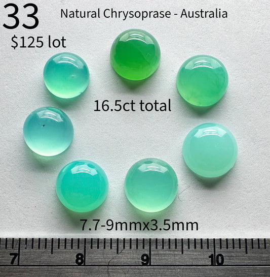 Chrysoprase - Natural - Australia - 16.5ct total