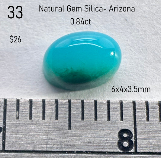 Gem Silica - Natural - Arizona - 0.84ct