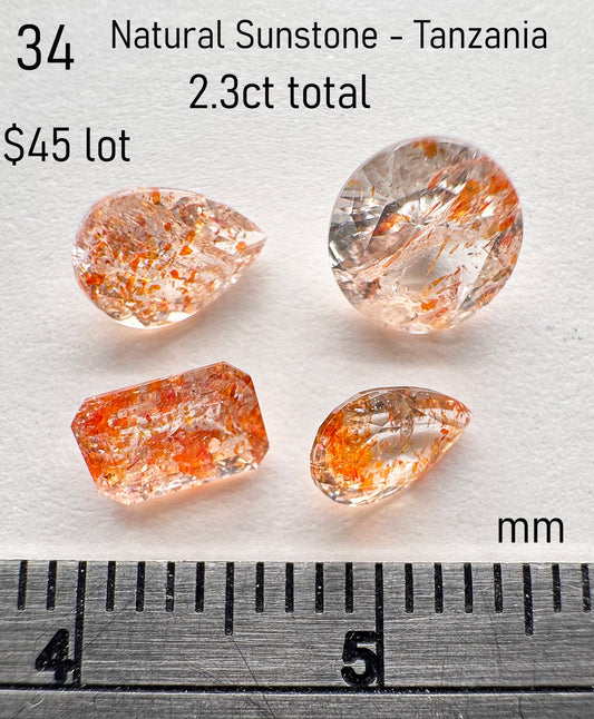 Sunstone - Natural - Tanzania - 2.3ct