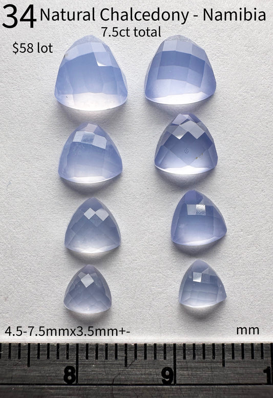 Chalcedony - Natural - Namibia - 7.5ct total