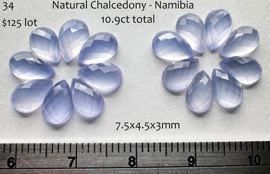 Chalcedony - Natural - Namibia - 10.9ct total