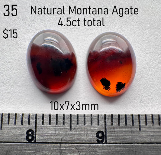 Montana agate - Natural - Montana - 4.5ct total
