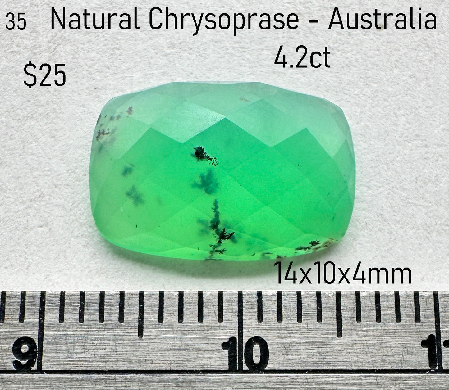 Chrysoprase - Natural - Australia - 4.2ct