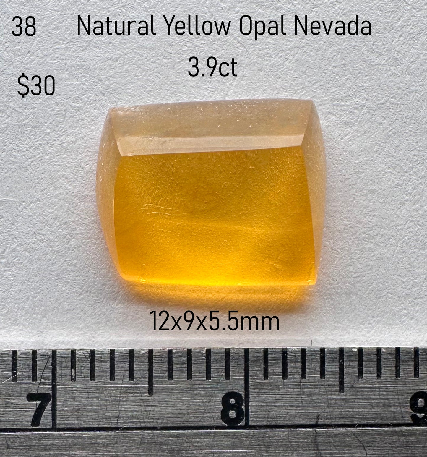 Opal - Natural - Yellow - Nevada - 3.9ct