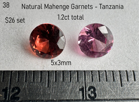 Garnet - Natural - Tanzania - Mahenge - 1.2ct total