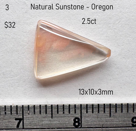 Sunstone - Natural - Oregon - 2.5ct