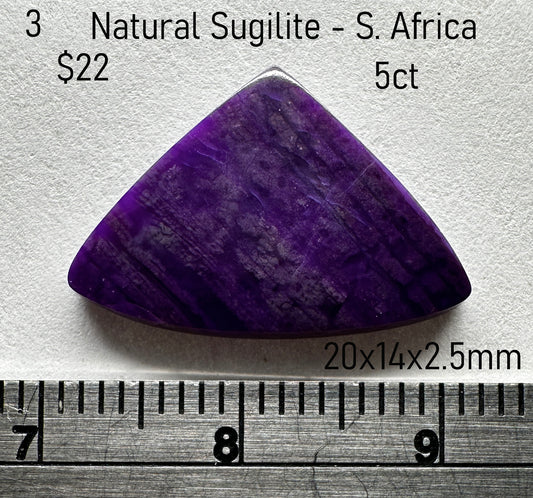 Sugilite - Natural - South Africa - 5ct