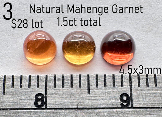 Garnet - Natural - Tanzania - 1.5ct total