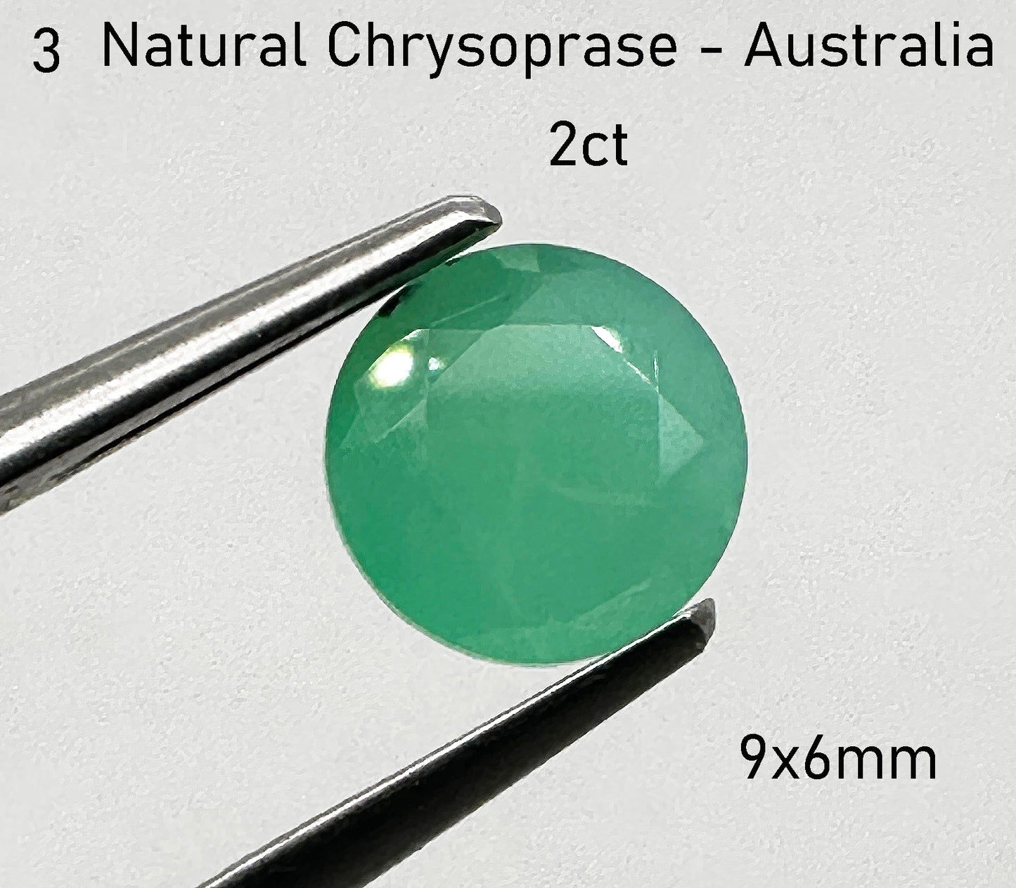 Chrysoprase - Natural - Australia - 2ct total