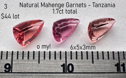 Garnet - Natural - Tanzania - Mahenge - 1.7ct total