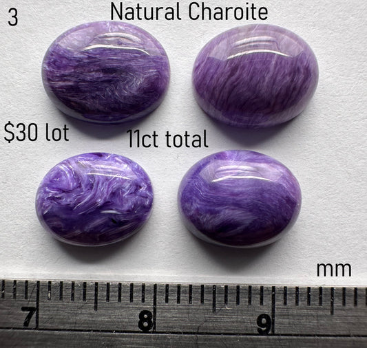 Charoite - Natural - Russia - 11ct total