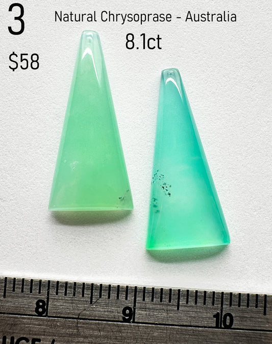 Chrysoprase - Natural - Australia - 8.1ct
