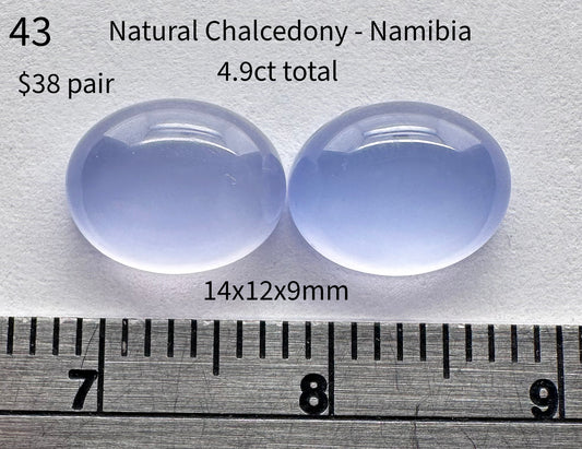 Chalcedony - Natural - Namibia - 4.9ct total