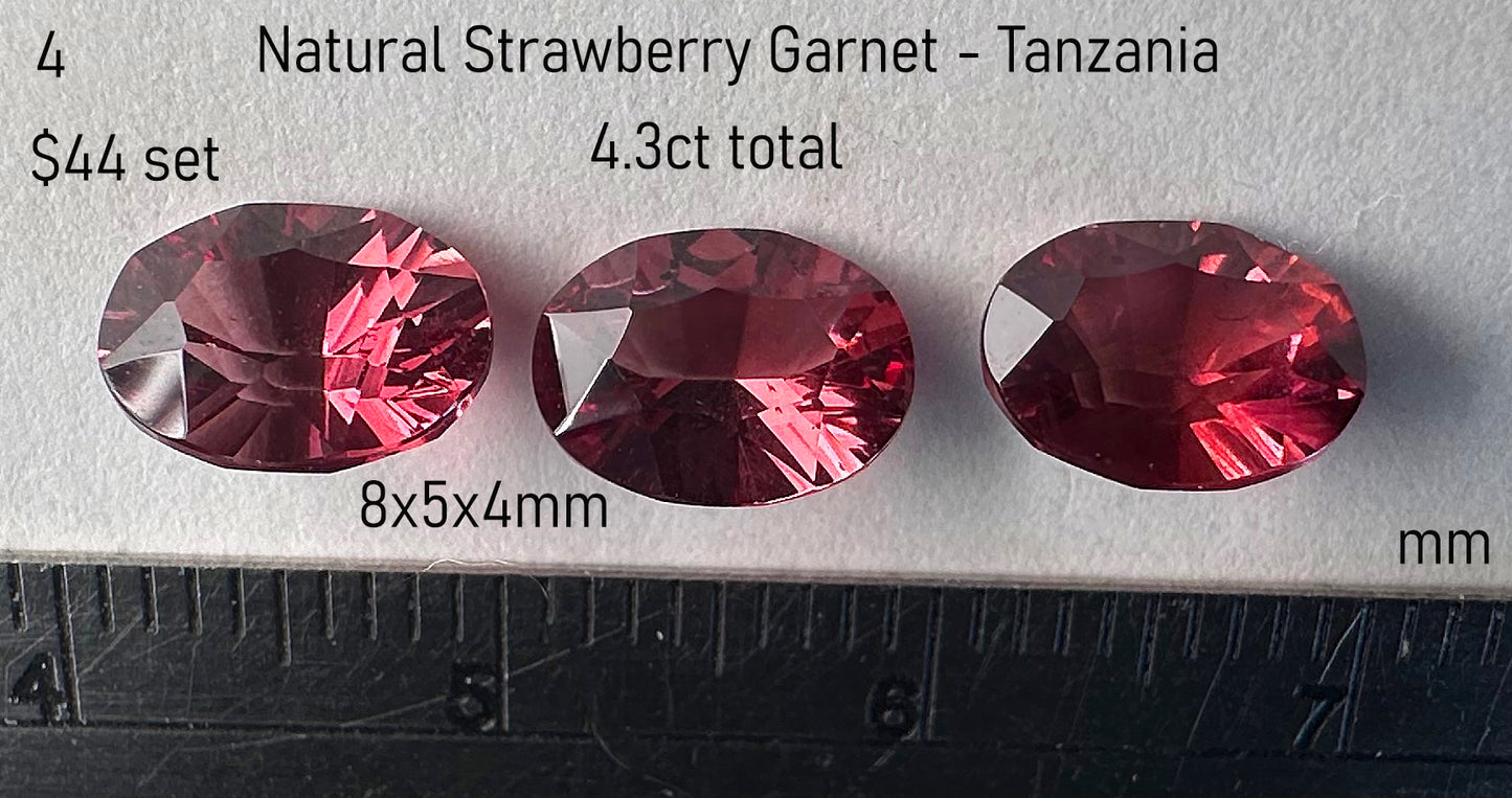 Garnet - Natural - Tanzania - Mahenge -4.3ct total