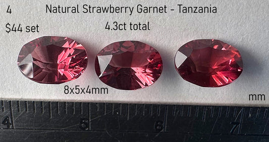 Garnet - Natural - Tanzania - Mahenge -4.3ct total