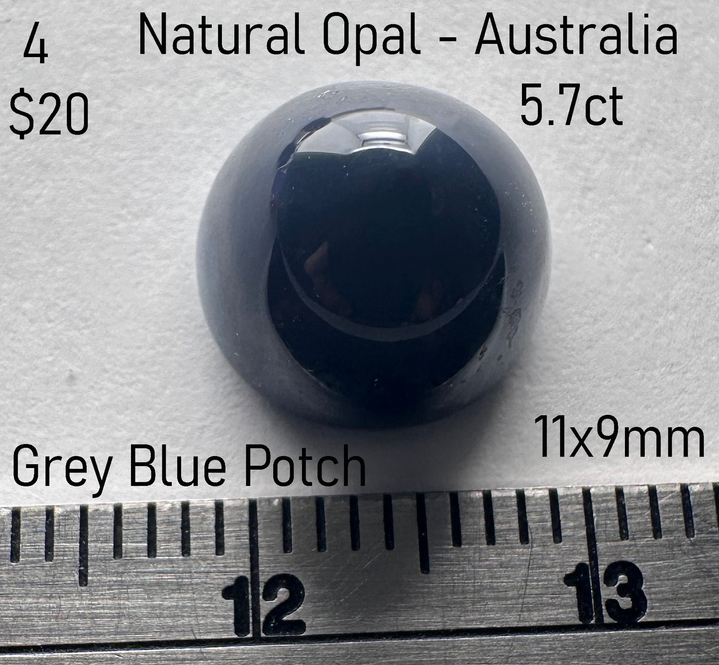 Opal - Natural - Lightning Ridge - Australia - 5.7ct