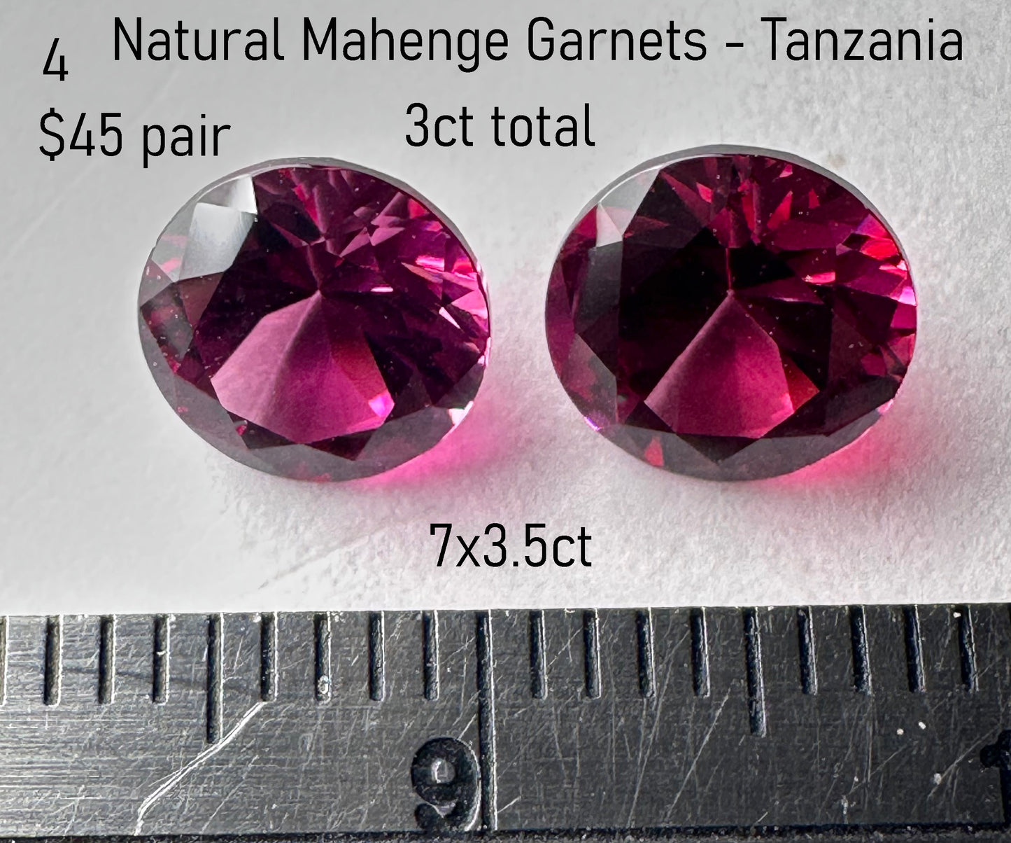 Garnet - Natural - Umba - Tanzania - 3ct total
