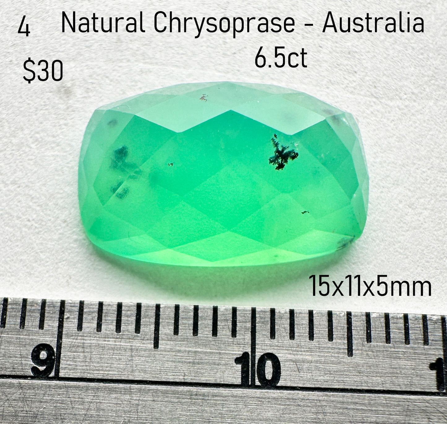 Chrysoprase - Natural - Australia - 6.5ct