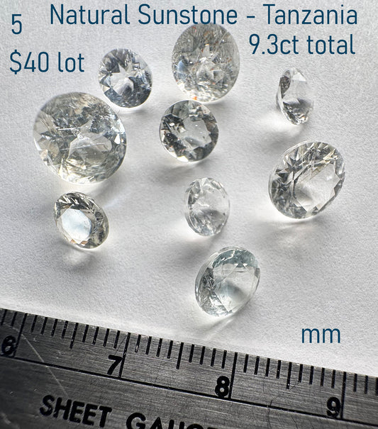 Sunstone - Natural - Tanzania - 9.3ct total